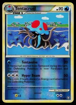 Pokemon Card - Tentacruel Triumphant 50/102 Uncommon Reverse Holo - Image 1