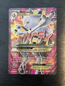 Pokemon M Mewtwo EX (Full Art) 160/162 XY BREAKthrough Ultra Rare Holo - Image 1
