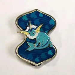 Pokemon TCG - Vaporeon VMAX - Official Metal Enamel Premium Collectors Pin - Image 1