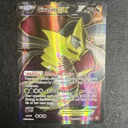 Pokemon TCG Giratina EX 93/98 Ancient Origins Holo Full Art Ultra Rare MP- - Image 1