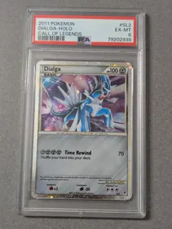 2011 Pokemon Dialga SL2 Shiny Holo - Call Of Legends PSA 6 EX-MT - Image 1