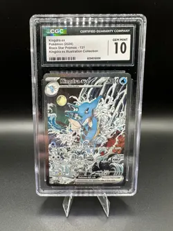 CGC 10 Gem Mint 2024 Kingdra ex Black Star Promo #131 Pokemon TCG - Image 1