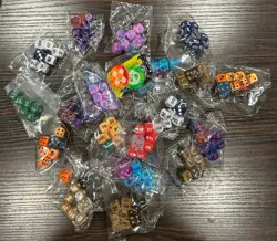 Pokemon TCG Mixed Dice/Counters Lot- 20 Sets Of Dice Mixed Colors - Image 1