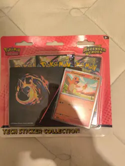 Pokemon TCG: Mega Evolution—Ascended Heroes Tech Sticker Collection Charmander - Image 1