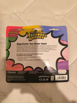 Pokemon TCG: Mega Evolution—Ascended Heroes Tech Sticker Collection Charmander - Image 2