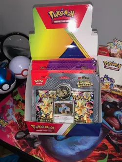 x5 Pokemon Ascended Heroes Tech Sticker Collection Bundle - New & Sealed x14 BP - Image 3