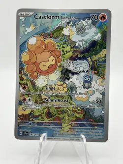 Castform Sunny Form SV08: Surging Sparks - Pokemon NM 195/191 - Image 1