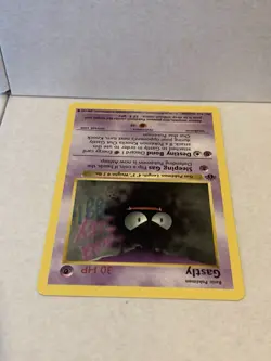 Gastly 1st Edition Base Set 50/102 WOTC Pokemon 1999 - Image 3