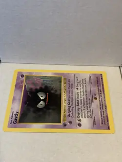 Gastly 1st Edition Base Set 50/102 WOTC Pokemon 1999 - Image 5