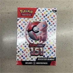 Pokemon TCG Scarlet & Violet 151 Booster Bundle Box Mew - Image 1