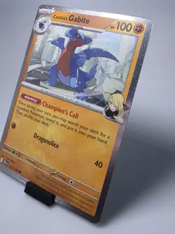 Cynthia's Gabite 2025 Pokemon TCG #103/182 Destined Rivals Common Cosmos Holo NM - Image 3