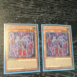 Evil HERO Dead-End Prison x2 Effect Rock SDA 1st Edition Yu-Gi-Oh! TCG - Image 1
