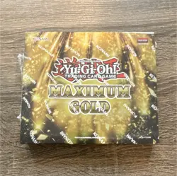 Konami Yu-Gi-Oh! Maximum Gold Sealed Box Premium Gold Rare Booster English 2020 - Image 1