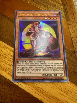 Lunalight Crimson Fox BLHR-EN067 1st Edition Ultra Rare PL + BONUS - Image 1