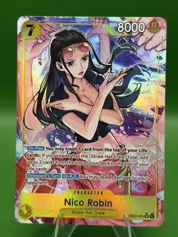 Nico Robin English EB03-055 Alt Art Extra Booster Heroines Edition Prerelease - Image 1