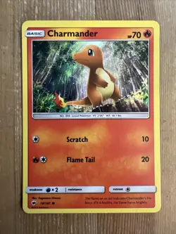 Charmander - 18/147 - Alternate Holo Burning Shadows TCG Pokemon Card LP - Image 1