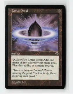 Lotus Petal Tempest Magic The Gathering MTG Card - Image 1