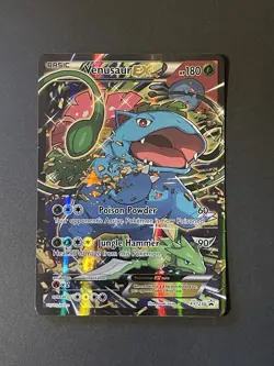 Pokemon TCG Venusaur EX Promo Full Art Holo Card XY123 - Image 1