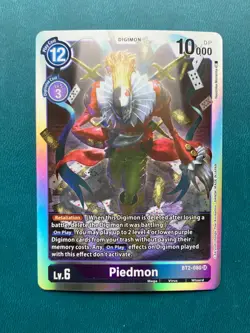 1x BT2-080 Piedmon RSB 1.0 1.5 Digimon Card Game x1 - Image 1