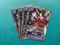 Piedmon EX10-057 Playset Sinister Order Digimon Card Game x4 - Image 1