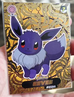 2025 POKEMON SHADOW Crystal Card - Eevee - Image 1