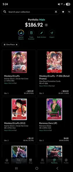 One Piece TCG Monkey.D.Luffy Lot Alternative Art Card English LOT OF 46 ST01-001 - Image 2