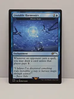 Unstable Harmonics Rhystic Study Secret Lair Drop Series #478 MTG Magic - Image 1