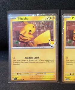 x04 Pikachu 051 /162 Stamped 2026 Pokemon Day 30 Promo TCG - MINT - Image 2