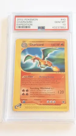 Pokemon 2002 Charizard Expedition #40 PSA10 Gem Mint - Image 1