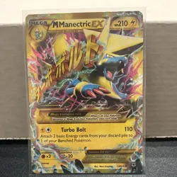Pokemon TCG M Manectric EX 120/119 XY Phantom Forces Secret Rare Full Art Holo - Image 1