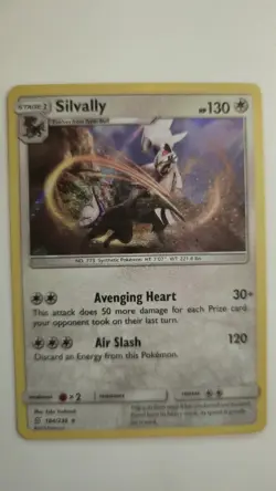 Silvally 184/236 Cosmos Holo Promo Rare Pokemon 2019 Unified Minds - Image 1