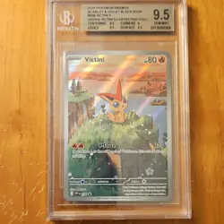 Pokemon Scarlet & Violet Black Star Promo Victini SVP EN 208 Holo English 2025 - Image 1