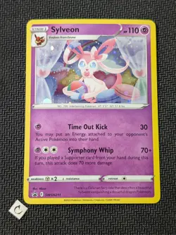 Sylveon SWSH211 - Black Star Promo Cosmo Holo Rare Pokemon TCG NM - Image 1