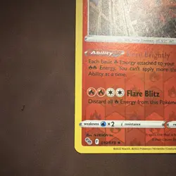 Pokemon TCG Charizard 010/078 Pokemon GO Reverse Holo Holo Rare 170HP English - Image 3