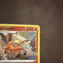 Pokemon TCG Charizard 010/078 Pokemon GO Reverse Holo Holo Rare 170HP English - Image 5