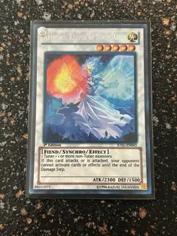 Yugioh Armades, Keeper Of Boundaries JOTL 1st Ed Secret Rare LP - Image 1