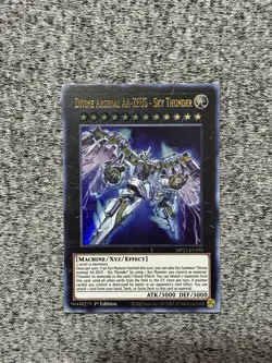 Yugioh - Divine Arsenal AA-ZEUS - Sky Thunder MP21-EN195 1st Ultra Rare MINT - Image 1
