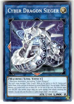 Yugioh Cyber Dragon Sieger LDS2-EN034 Common 1st Ed NM - Image 1