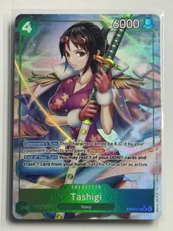 One Piece Tashigi Extra Booster Heroines Rare Holo EB03-018 Alt Art - Image 1