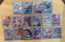 One Piece TCG SEC and Alt Art Lot of 18 (Japanese) - Image 1