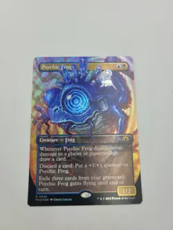 Foil Borderless Psychic Frog from MH3 - Image 1