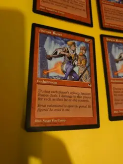 Ancient Runes playset Tempest. Old Vintage. Magic the Gathering 4 Card - Image 5