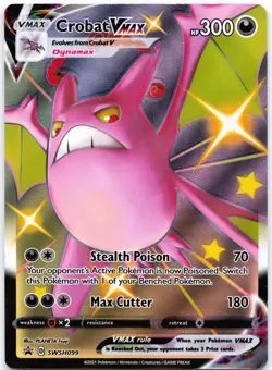 Crobat VMAX SWSH099 Holofoil SWSH: Sword & Shield Promo Cards LP - Image 1