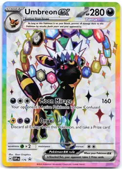 Umbreon ex SVP176 Sv: Scarlet & Violet Promo Cards Holo LP - Image 1