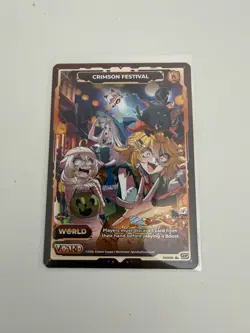 Gamersupps Vcard Crimson Festival - Power 9 Halloween Promo Card - Image 1