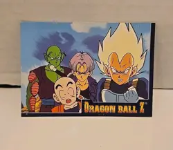 Dragon Ball Z 2001 Artbox JPP/Amada Card - #25 Piccolo/trunks/Vegeta/Krillin NM - Image 1
