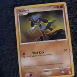 Riolu Diamond & Pearl Trainer Kit Riolu Set 6/11 Pokemon Cards - Image 1