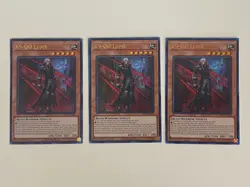 Yugioh - K9-00 Lupis x 3 - 1st Edition Ultra Rare NM - Free Holo Card - Image 1