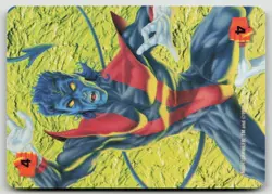 Marvel OverPower CCG Nightcrawler Card 1995 Fleer Trading Card Game Single Rare - Image 1