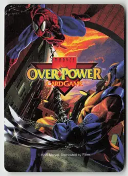 Marvel OverPower CCG Nightcrawler Card 1995 Fleer Trading Card Game Single Rare - Image 2